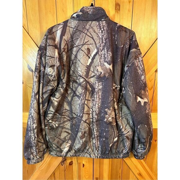 DUXBAK Reversible RealTree Hardwoods Camo Hunting Jacket Men’s Medium (3874) - Picture 4 of 8